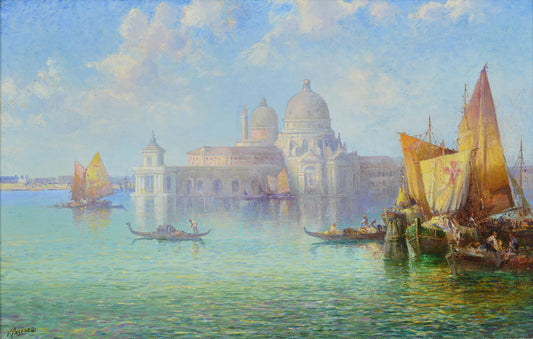 Santa Maria Venetian Scene Della Salute